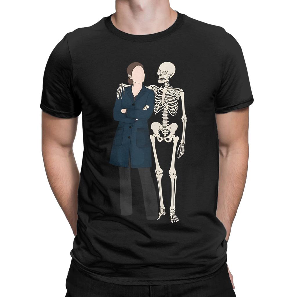 Temperance and Seeley Bones painting Graphic 100% Cotton T-Shirt Temperance and Seeley Bones To