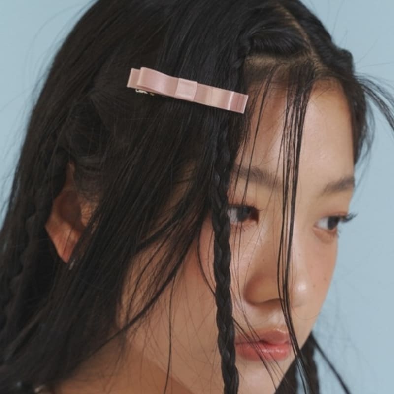 

LOVE ME MONSTER [HA_2SET] Love Ribbon S Hair Pin SKY BLUE