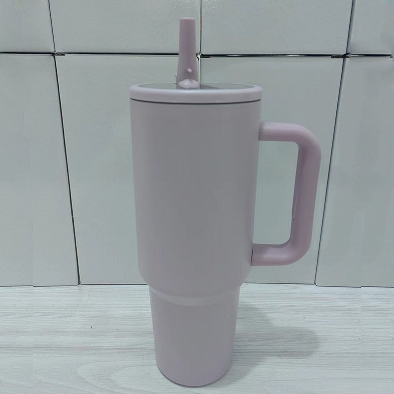 40Oz Cup Large Capacity Vacuum Cup Large Capacity Foldable Cup with Straw Accompanying Car Best Selling Large Ice Cup