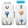 500Pcs/Roll Ins Flowers & Reading Kids Rewards Stickers - DIY Scrapbooks Album Decor Sealing Label Decals