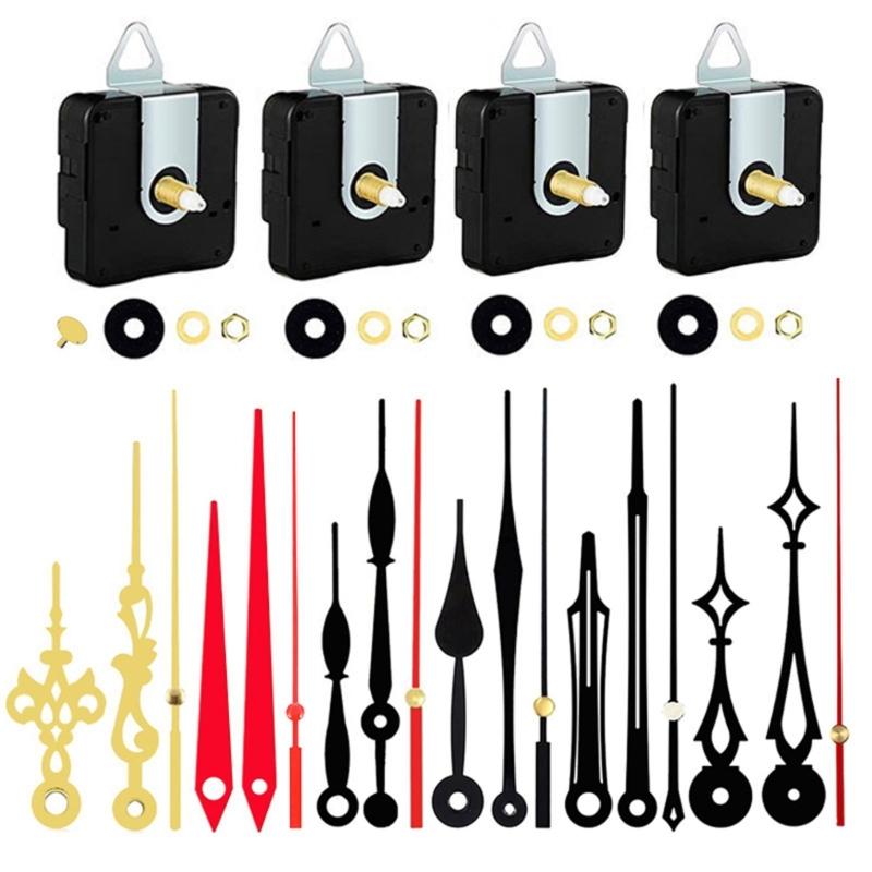 Pendulums Clock Movement Mechanism Quartzs DIY Movement Kits Replacement Long-Shafts Repair Accessories Include Hands