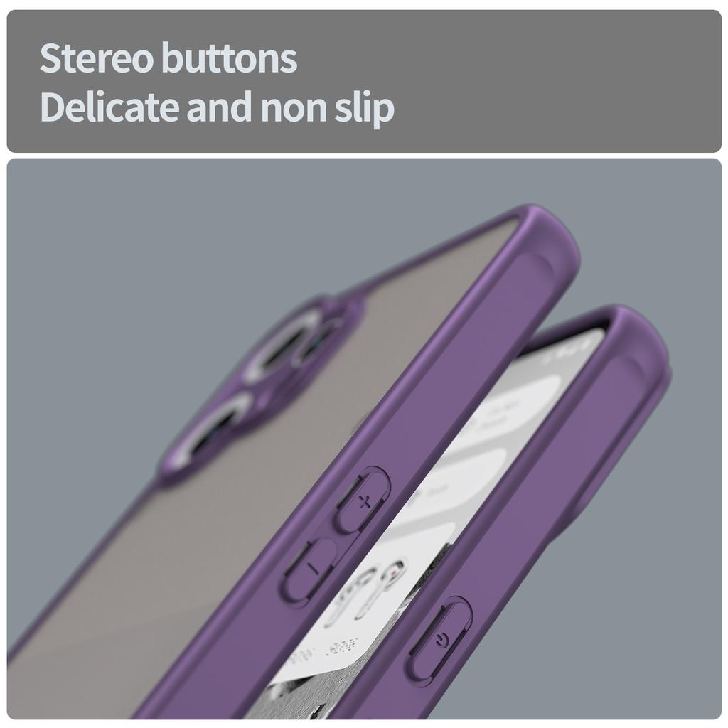 Matte Shockproof Case for Nothing CMF Phone 2 Pro Protective Cover with Full Protection Case for Nothing Phone 3