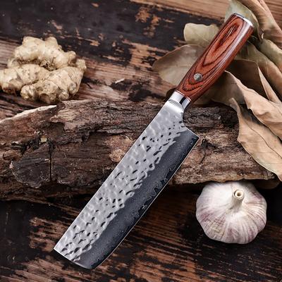7 Zoll Damaskus Stahl Nakiri Messer Japanische Küchenmesser Fleisch Cleaver Messer Obst Gemüse Slicer