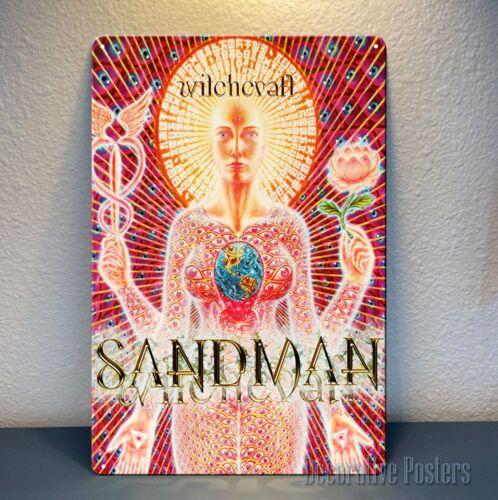 

Sandman Witchcraft Psychedelic Goa Trance Music Metal Poster Sign 20x30cm aluminum aluminum 20x30cm