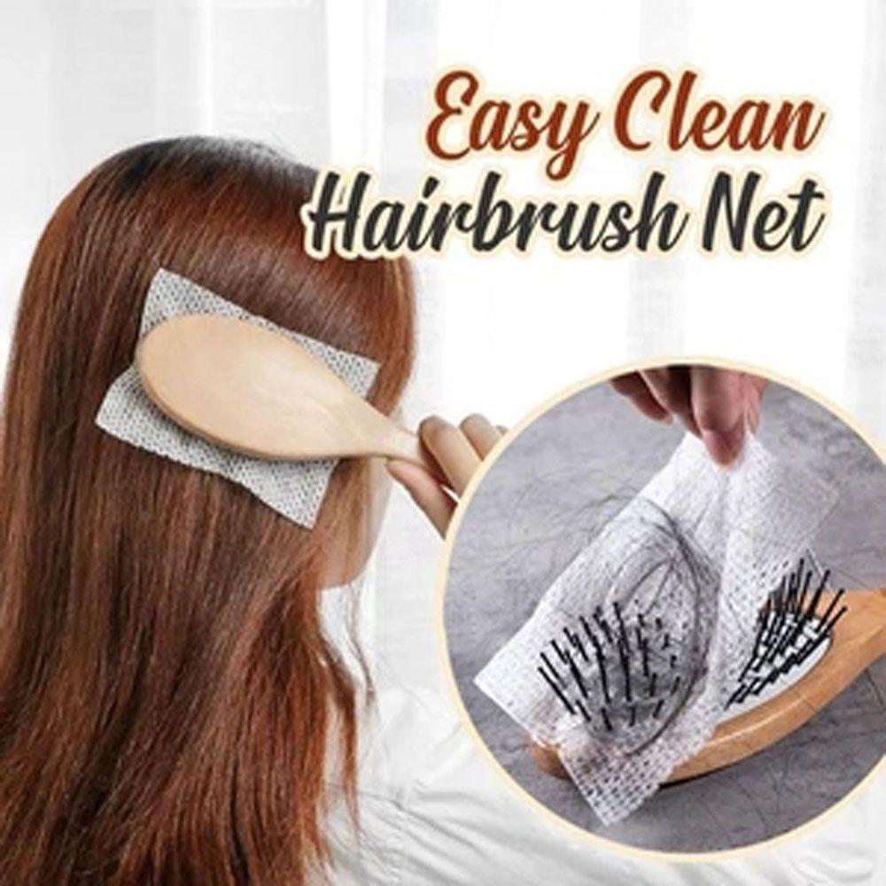 50PCS Household Cloth Easy To Clean Cleaning Tablets Hair Brush Net Cleaning Comb Pet Comb