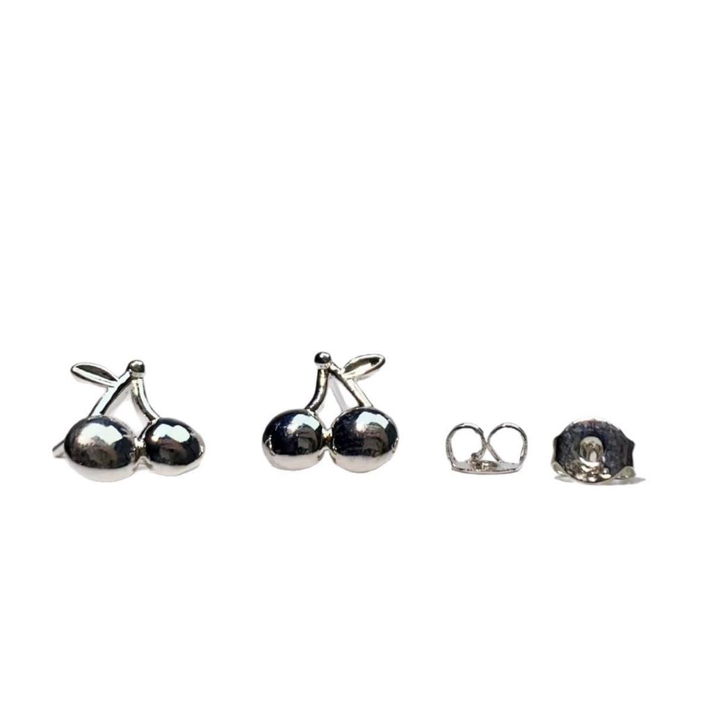 Korean Sweet Cherry Small Stud Earrings