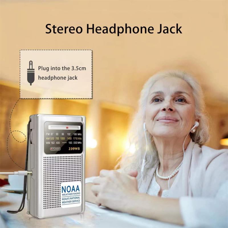 FM/AM Emergency Pointer Tuning Radio Mini Handheld Pocket Radio Speaker With Dsp Digital Signal