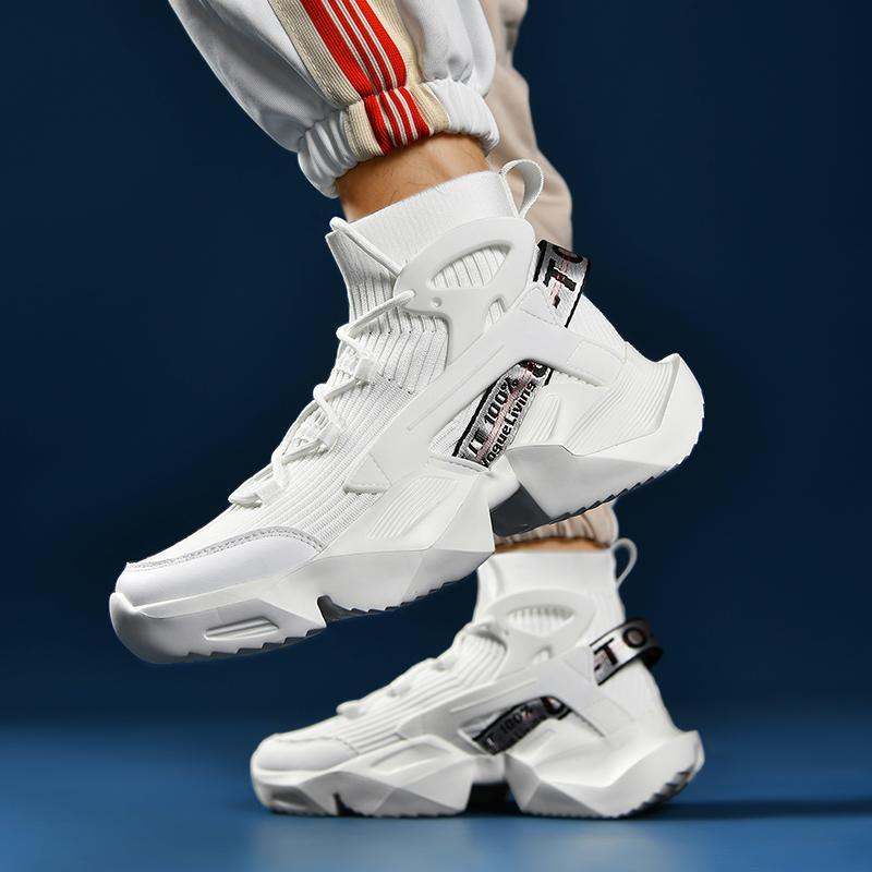 

Fashionable casual sports running shoes, outdoor hiking shoes, comfortable breathable flying fabric upper in summer large size 1 39