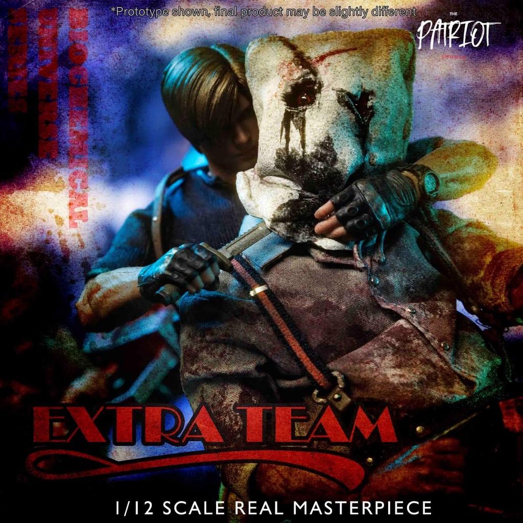 [Tbmodel] Patriot Studio 1/12 Scale Figure Chainsaw Man Body, Head, and Clothing Set. Figure Accessories A.