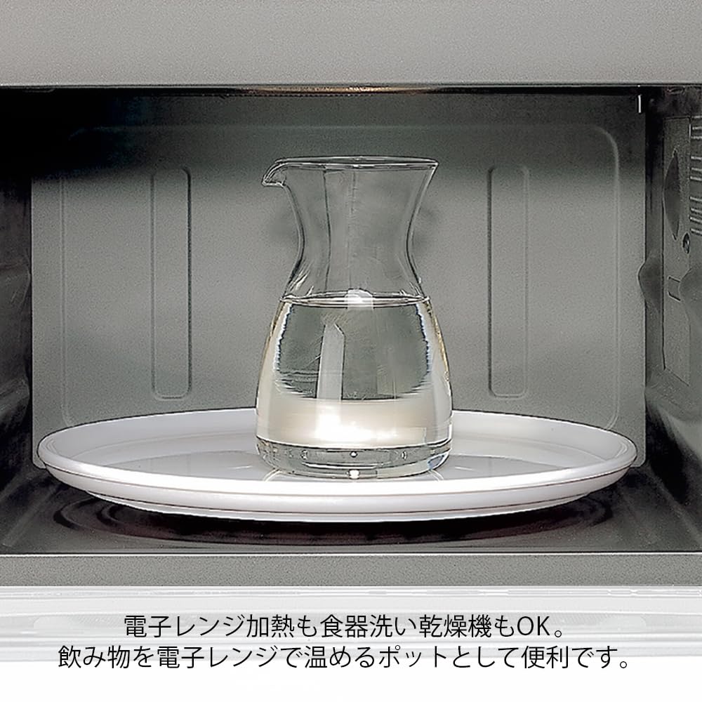 HARIO Tokkuri Dekanter, 400 ml, Milchkrug, Sake, Wein, mikrowellengeeignet, hitzebeständiges Glas, GT-2T