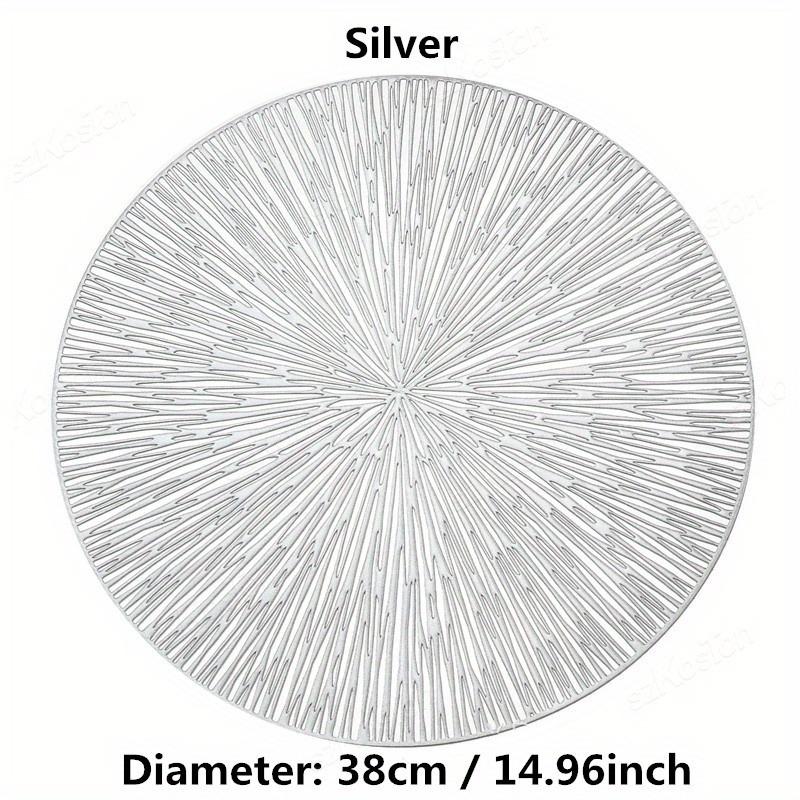 

Подставка под тарелку с цветами гибискуса из ПВХ, полая подставка для обеденного стола, подставки под миски, набор подставок под горячее 1pcs