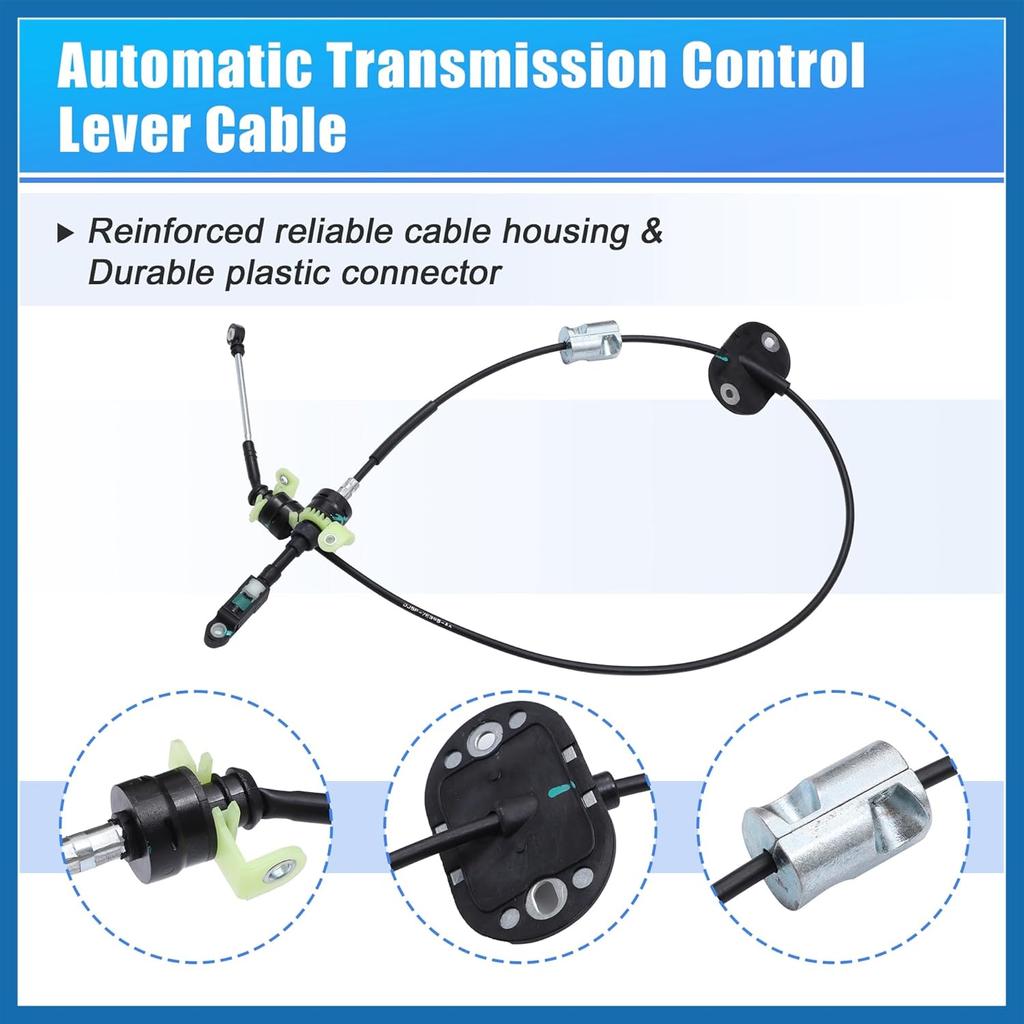 No.CJ5Z7E395A Automatic Transmission Gear Shifter Cable for Ford Escape 1.6L 2.0L 2.5L L4 2013-2016 Auto Trans Control Range Selector Lever Cable