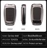 Toyota Key Covers: Compatible with Avalon, Camry, Corolla, Levin, Wildlander, RAV4, and Prado.
