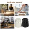 Coffee Powder Receiver Container Aluminium Alloy Coffee Powder Picker Dosing Cup with Dosing Ring Press Distribution Tool Fits