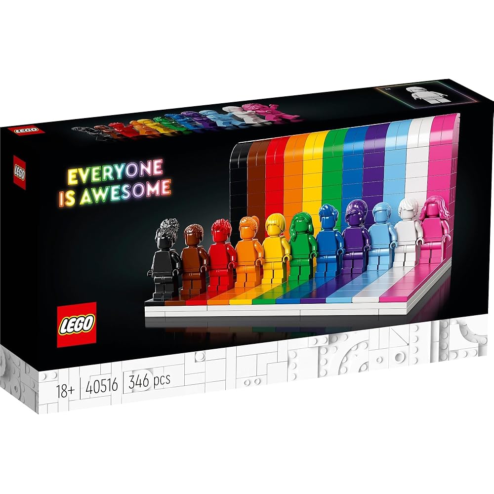 LEGO Everyone Is Awesome Building Blocks Toy Set 40516 for Birthdays and Special Occasions