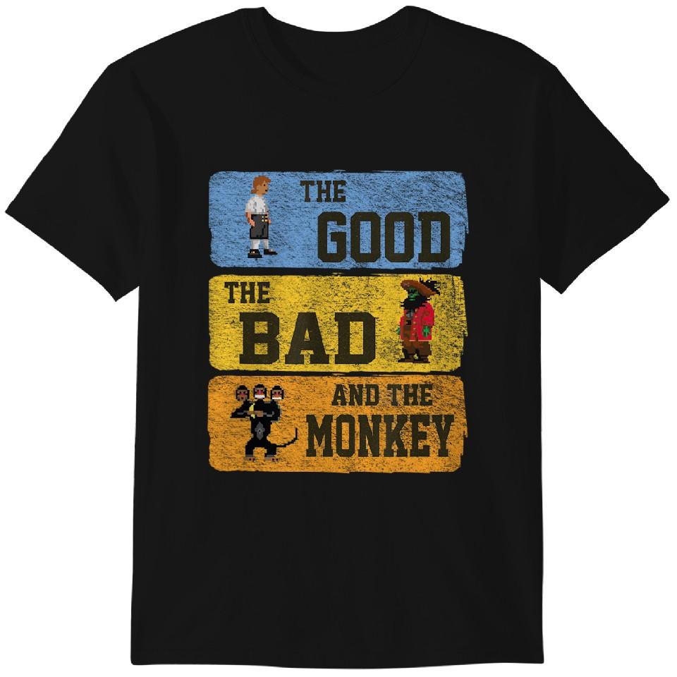 

The Good The Bad And The Monkey Vintage Island Funny T-Shirt Classic T-shirt 3XL