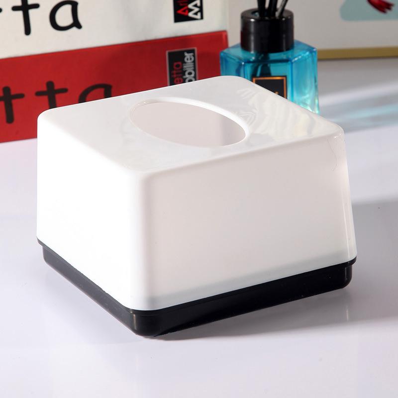 Квадратная пластиковая коробка для салфеток коммерческого класса для дома, ресторана, гостиной, выдвижного типа, с возможностью печати логотипа, легко собираемая коробка для салфеток A3