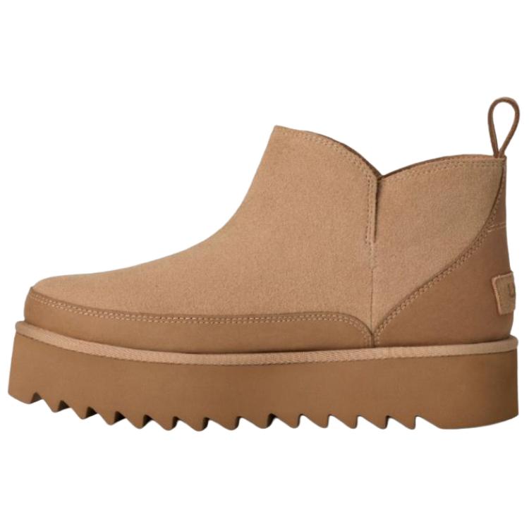 UGG Classic Novelty Sheepskin Warm Versatile Slip-On Snow Boots Women Boots Sand 1166753-SAN