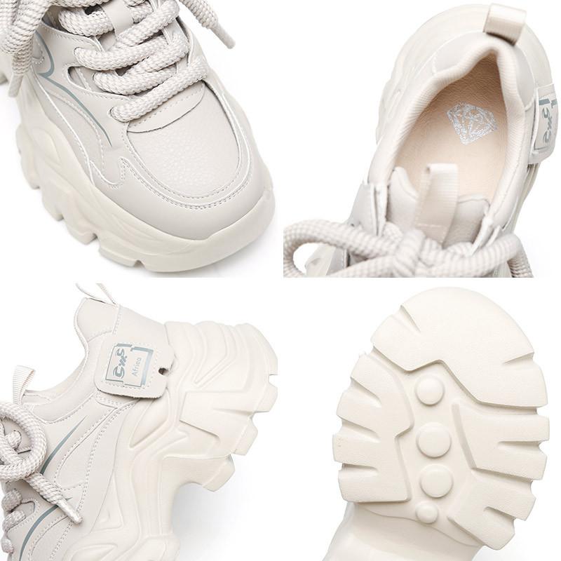 Platform Dad Shoes Women's Autumn and Winter New Muffin Shoes Casual Versatile Sports Shoes Korean Version of Platform Heightening Women's Shoes