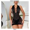 Night Dress-Mini Dress See Through Transparent Cut Out Erotic Lingerie