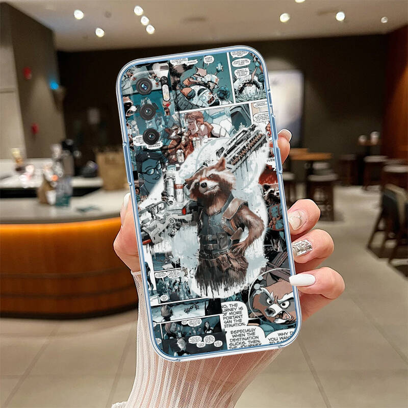 Rocket Raccoon Phone Case for Motorola Edge 20 30 S30 40 50 Fusion Lite Plus Pro Ultra Neo One Action Zoom Hyper Power Macro Vision