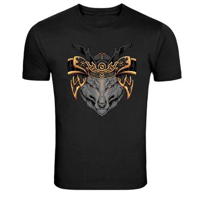 Realistisch Wolfshoofd Wild Dier Grafisch T-shirt