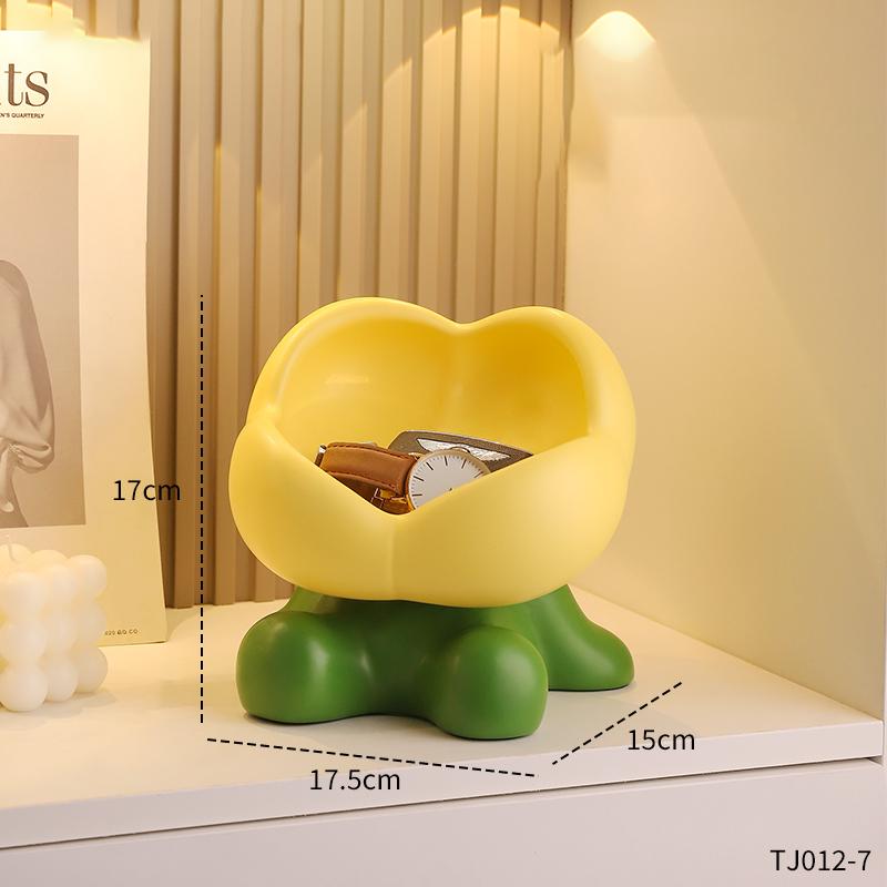 Creative and Cute Tulip Key Storage Foyer Decoration Living Room Desktop Home Decor Housewarming Gift