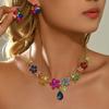 Genteel Temperament Necklace Earrings Set Exquisite Women Jewelry Set Workplace