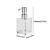 Square/Round Liquid Soap Dispenser Plastic Push Bottle Leak-proof Design Kitchen Bathroom General Purpose