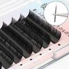 Natural Soft Velvet False Eyelashes - Long, Grafted for a Comic Effect