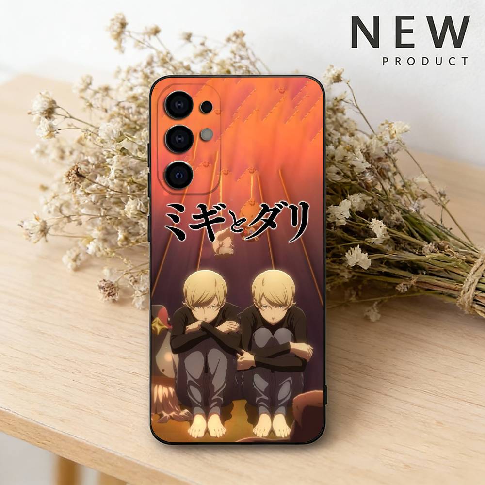 Anime Migi to D-Dali Phone Case For Samsung S26,25,24,23,22,30,21,10,9,Ultra,Plus,Lite Black Soft Case Samsung S22plus5G