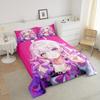 Erosebridal 2/3pcs Japanese Anime Bedding 3D Anime Comforter Set Kawaii Japanese Style Bedding Comforter Sets Cartoon Uniform