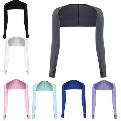 Kühlender Schal-Arm-Ärmel-Sonnenschutz, lange Arm-Abdeckungshandschuhe aus Eisseide, Ärmel zum Bedecken der Arme, Sonnenschutz-Ärmel, Golf-Outdoor-Sport-Ärmel