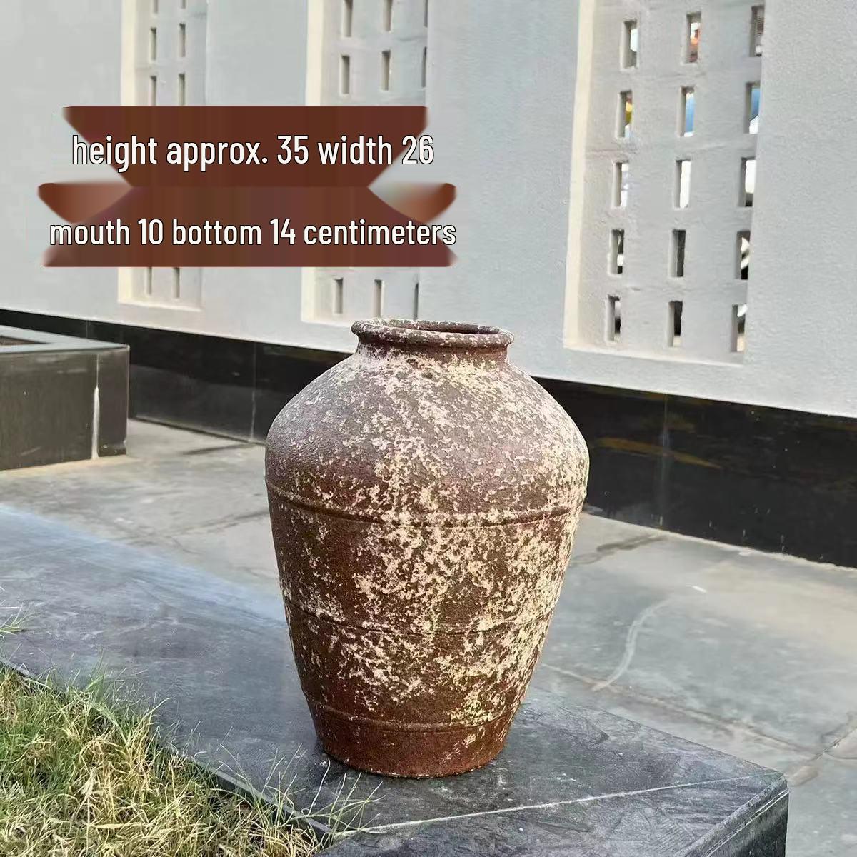 Ретро-керамическая ваза в стиле Ваби-Саби для домашнего декора