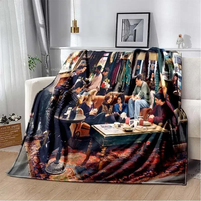 Friends Klassische TV-Serie Decke Charakter Muster Kollektion Flanelldecke Weiche Tagesdecke Sofa Wärmende Abdeckung Weihnachtsgeschenk