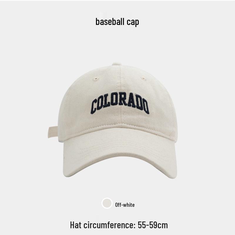 Women's Plus Size Embroidered Baseball Cap - Large Fit, Versatile Sunshade