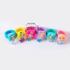 6pcs Little Mermaid Ring Mermaid Theme Girls 1st Birthday Party Decoration Kids Toys Gift Silicone Ring Cartoon Mermaid Ring