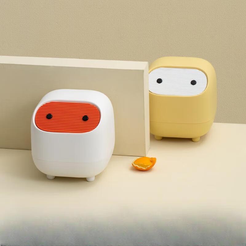 Mini Ninja Bordskrivbordsbehållare med tryckknapp