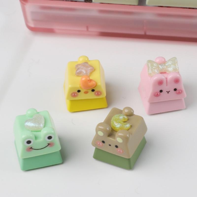 Color 3D Resin Keycap Cute Cartoon Animal Designing For Mechanical Gaming Keyboards ESC Keycap