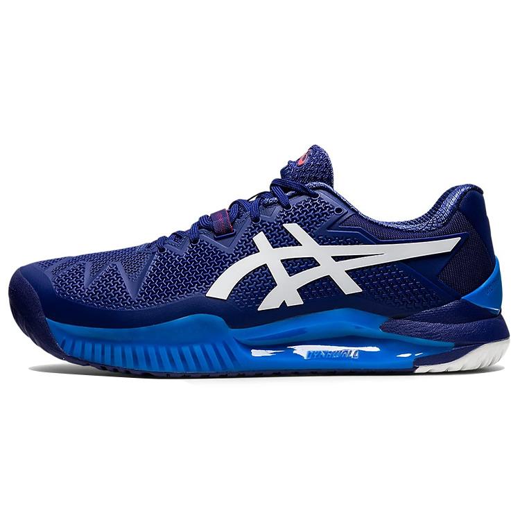 New Asics Gel Resolution 8 2E Wide 'Dive Blue' 1041A113-405
