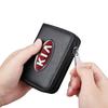 1pcs Fashion Leather Car Driver's License ID Card Bank Card Wallet Car Styling For Kia Rio Ceed Sportage Cerato Soul Sorento K2 K5 Flip Car Accessorie