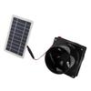 Ventilatore Solare da Tettoia Pannello di Aspirazione Alimentato a Ventola Risparmio Energetico Ventilatore Solare 12V ABS Alta Efficienza per Casa di Animali Domestici