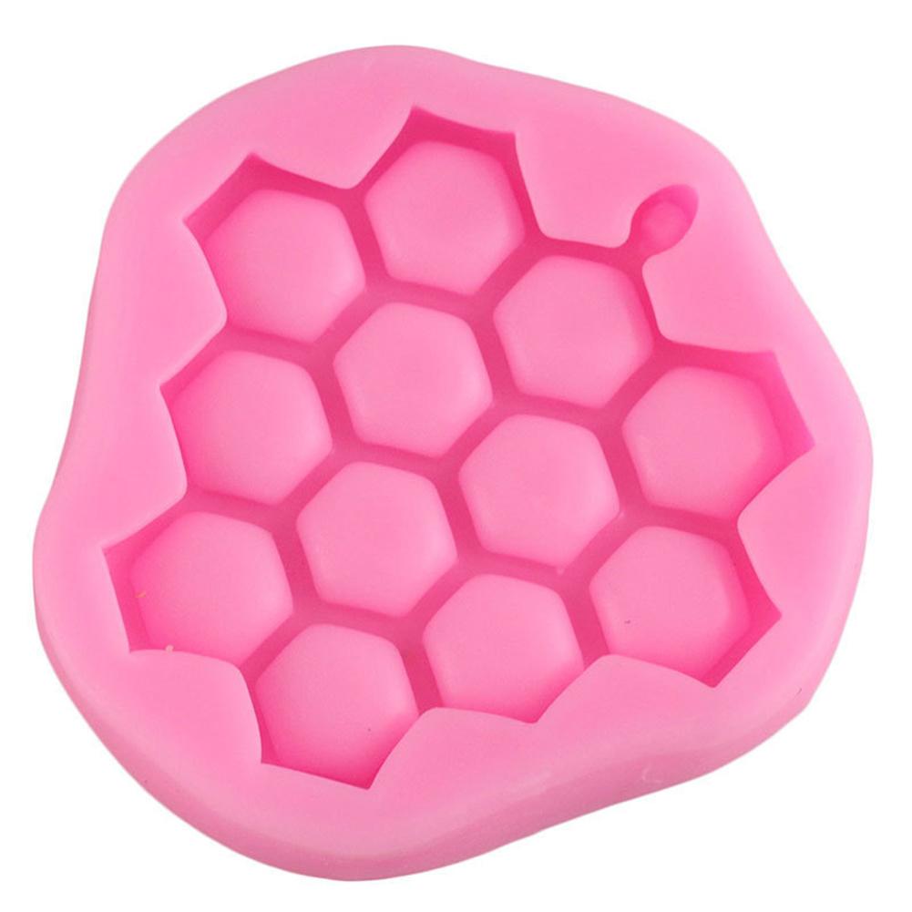 Mini  Honeycomb  Silicone  Cake  Molds Fondant Chocolate Candy Biscuit Baking Diy Mould