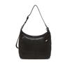 Daks Heather Black Premium Leather Crossbody Shoulder Bag Dcba75761bk