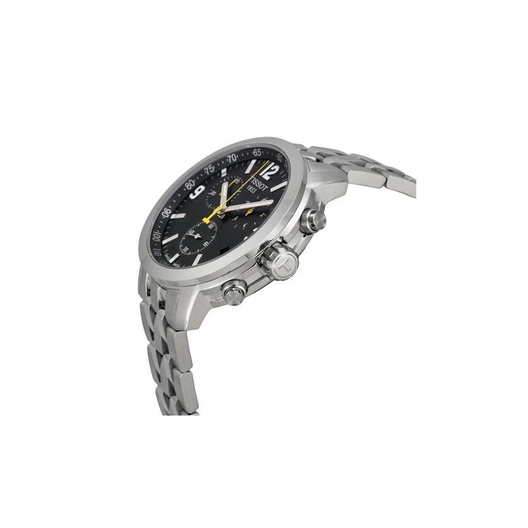 Tissot Coleção Galope Veloz Movimento de Quartzo Relógios Masculinos Relógio 41mm*42mm Mostrador Preto Caixa de Aço Inoxidável T055.417.11.057.00