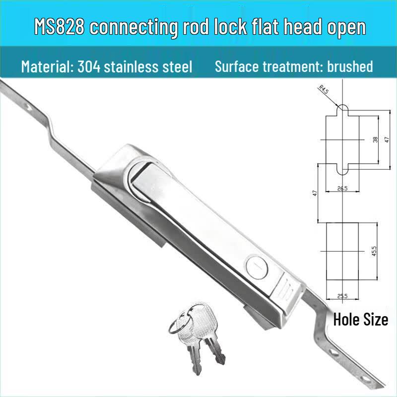 Langsaizebo 304 Stainless Steel MS828 Cabinet Rod Lock