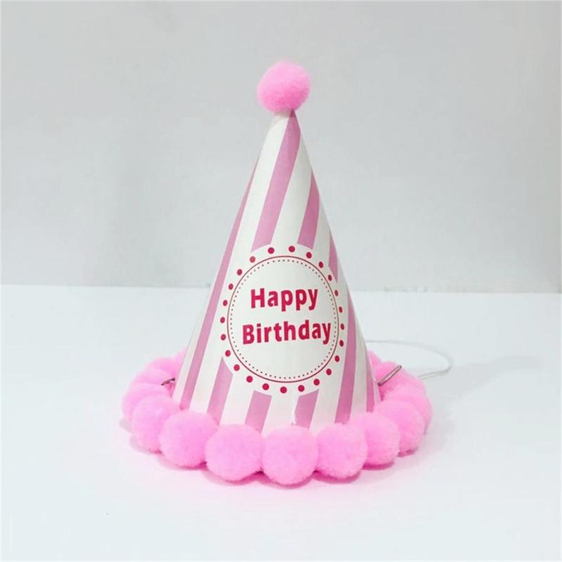 Unisex Birthday Party Hat Children Princess Carnivals Party Props Cap Headwear