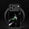 Stylish Sports Car with Green Glass phone case mobile phones for iphone 17 pro max cover for iPhone 17 16 15 14 13 12pm Pro Plus