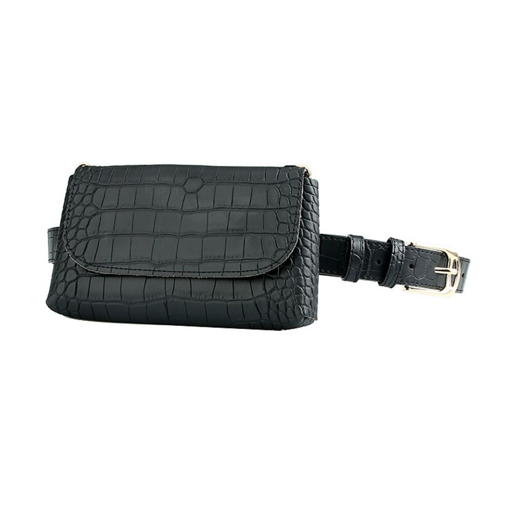 Detachable Belt Envelope Waist Bag PU Women Belt Bag Elegant Women Waist Bag  Outdoor
