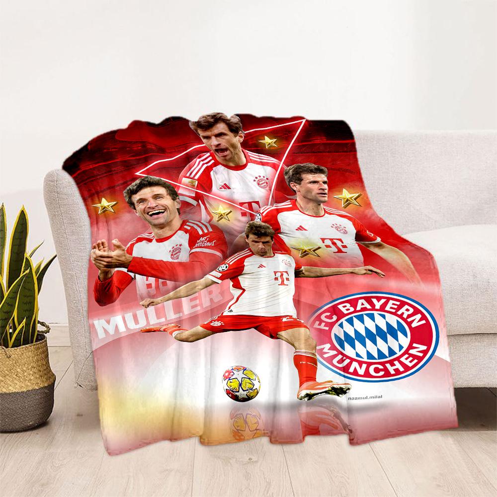 Bayern Munich Blanket Soft Warm Cozy Suitable for Seaside Couch Livingroom for All Seasons Modern Best Holiday Gift for Friends Family